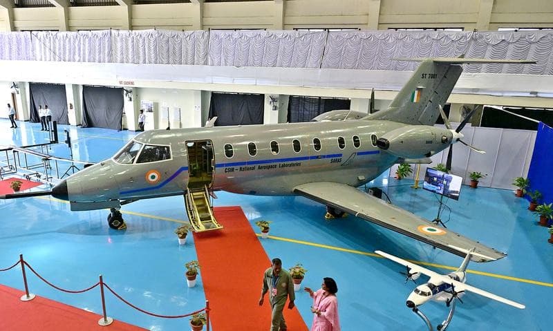 SARAS MK II Standard Half Fuselage Attached Wing Mock Up